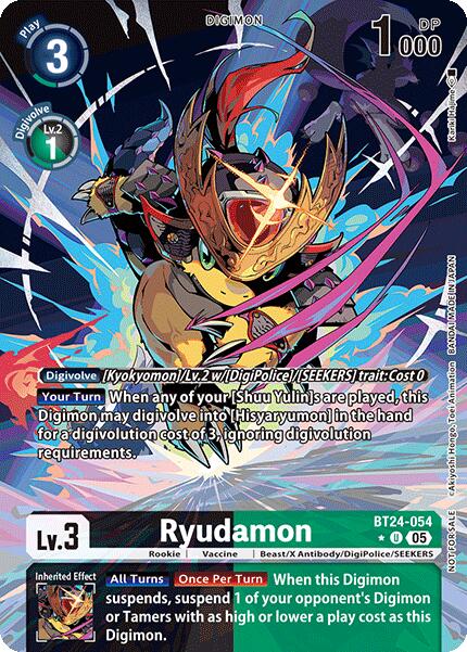 Ryudamon [BT24-054] (Box Topper) [Time Stranger] | Anubis Games and Hobby