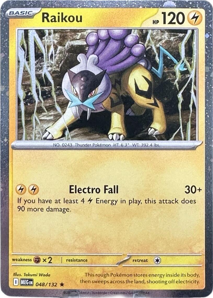 Raikou (048/132) (Cosmo Holo) [Mega Evolution: Base Set] | Anubis Games and Hobby