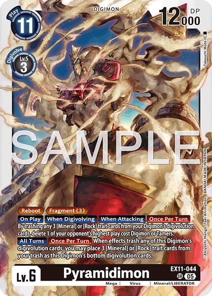 Pyramidimon [EX11-044] [Dawn of Liberator] | Anubis Games and Hobby