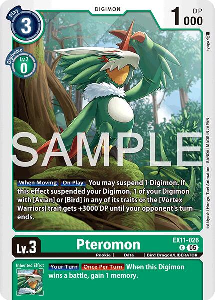 Pteromon [EX11-026] [Dawn of Liberator] | Anubis Games and Hobby