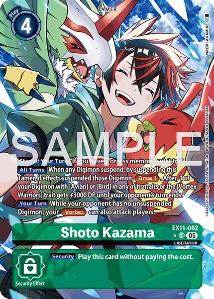 Shoto Kazama [EX11-062] (Alternate Art) [Dawn of Liberator] | Anubis Games and Hobby