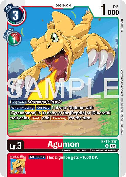 Agumon [EX11-007] [Dawn of Liberator] | Anubis Games and Hobby