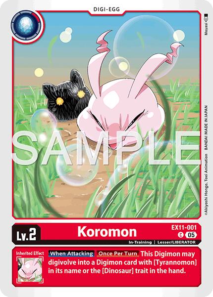 Koromon [EX11-001] [Dawn of Liberator] | Anubis Games and Hobby