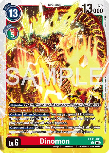 Dinomon [EX11-011] [Dawn of Liberator] | Anubis Games and Hobby