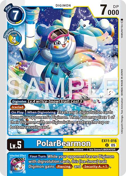 PolarBearmon [EX11-016] [Dawn of Liberator] | Anubis Games and Hobby