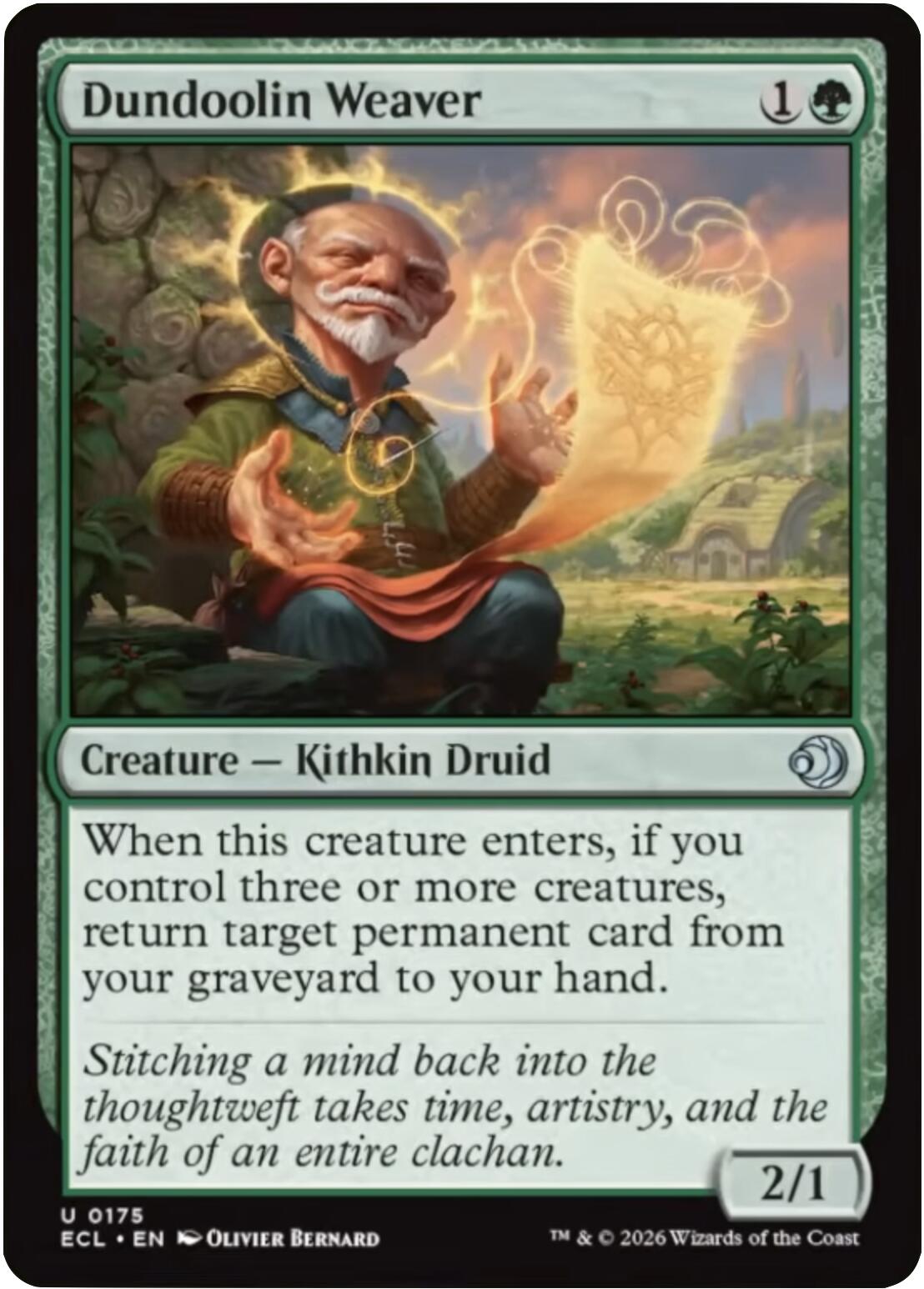 Dundoolin Weaver [Lorwyn Eclipsed] | Anubis Games and Hobby