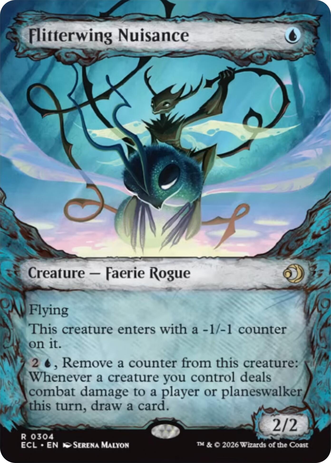 Flitterwing Nuisance (Showcase) [Lorwyn Eclipsed] | Anubis Games and Hobby