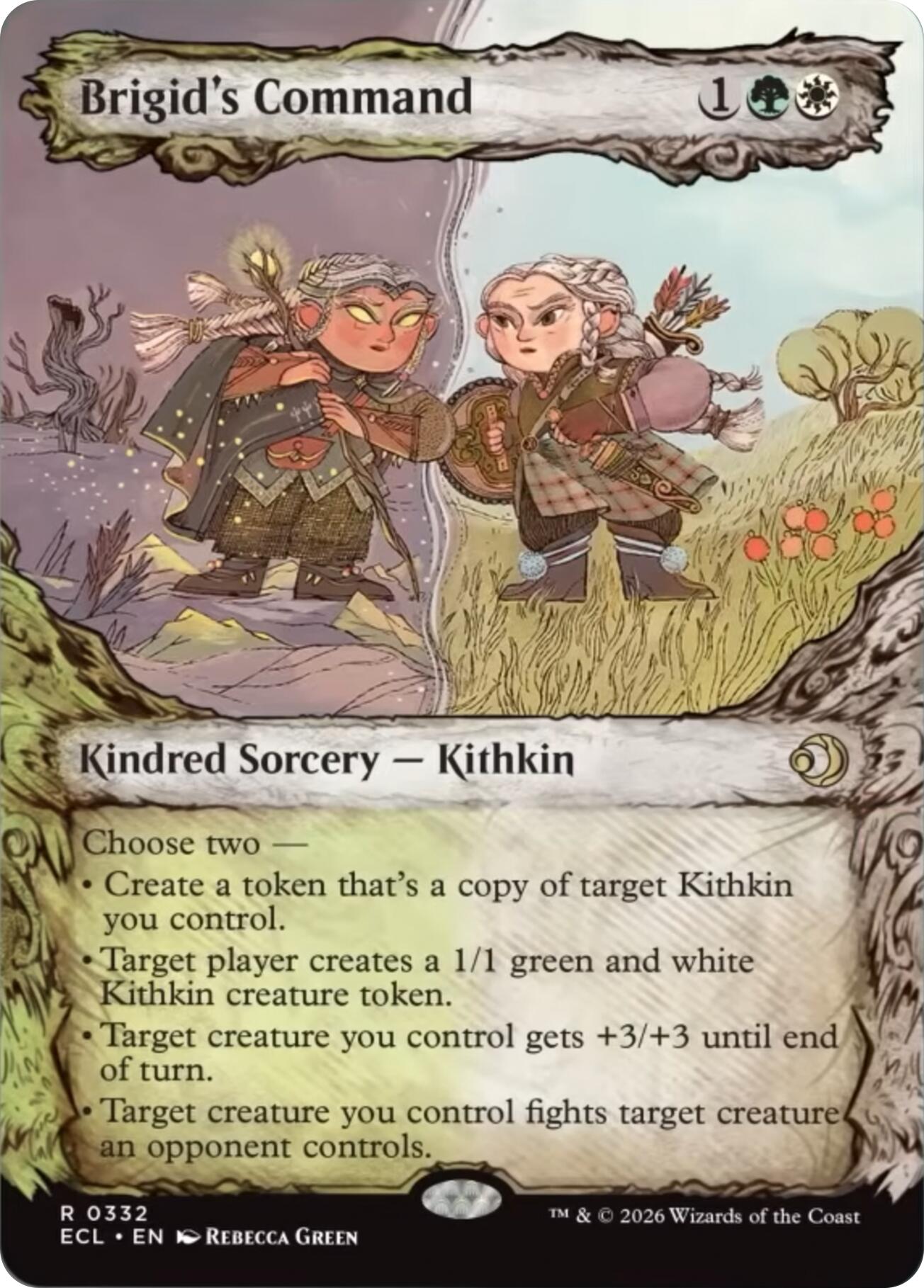 Brigid's Command (Showcase) [Lorwyn Eclipsed] | Anubis Games and Hobby