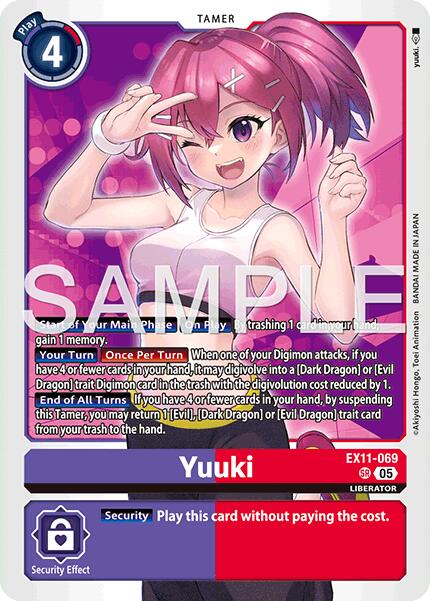 Yuuki [EX11-069] [Dawn of Liberator] | Anubis Games and Hobby