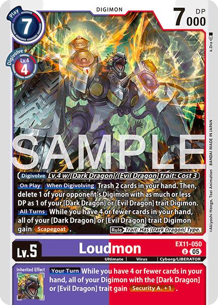 Loudmon [EX11-050] [Dawn of Liberator] | Anubis Games and Hobby