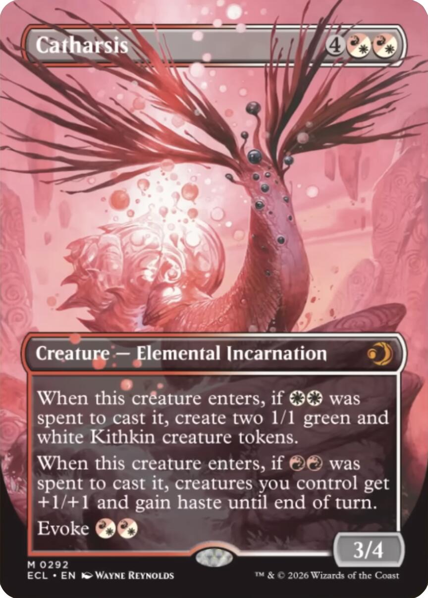 Catharsis (Borderless) [Lorwyn Eclipsed] | Anubis Games and Hobby