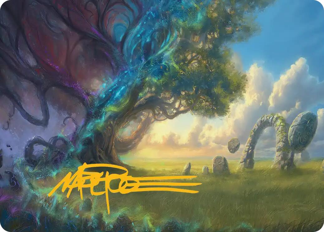 Morningtide's Light Art Card (Gold-Stamped Signature) [Lorwyn Eclipsed Art Series] | Anubis Games and Hobby