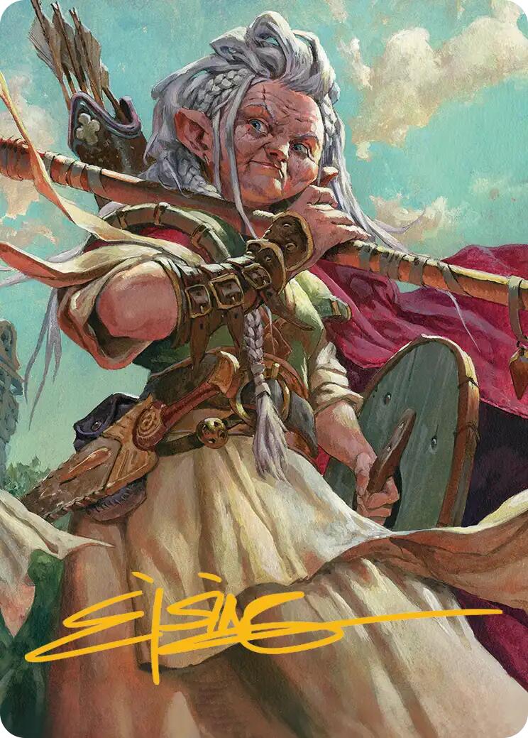 Brigid, Clachan's Heart Art Card (Gold-Stamped Signature) [Lorwyn Eclipsed Art Series] | Anubis Games and Hobby