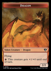 Soldier // Dragon (0020) Double-Sided Token [Commander Masters Tokens] | Anubis Games and Hobby