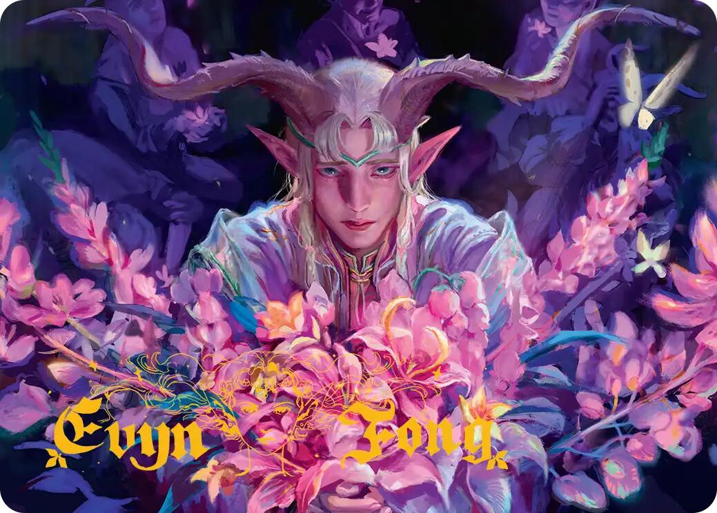 Dawnhand Eulogist Art Card (Gold-Stamped Signature) [Lorwyn Eclipsed Art Series] | Anubis Games and Hobby