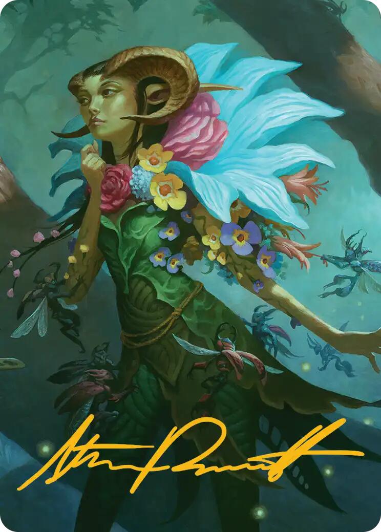 Maralen, Fae Ascendant Art Card (Gold-Stamped Signature) [Lorwyn Eclipsed Art Series] | Anubis Games and Hobby