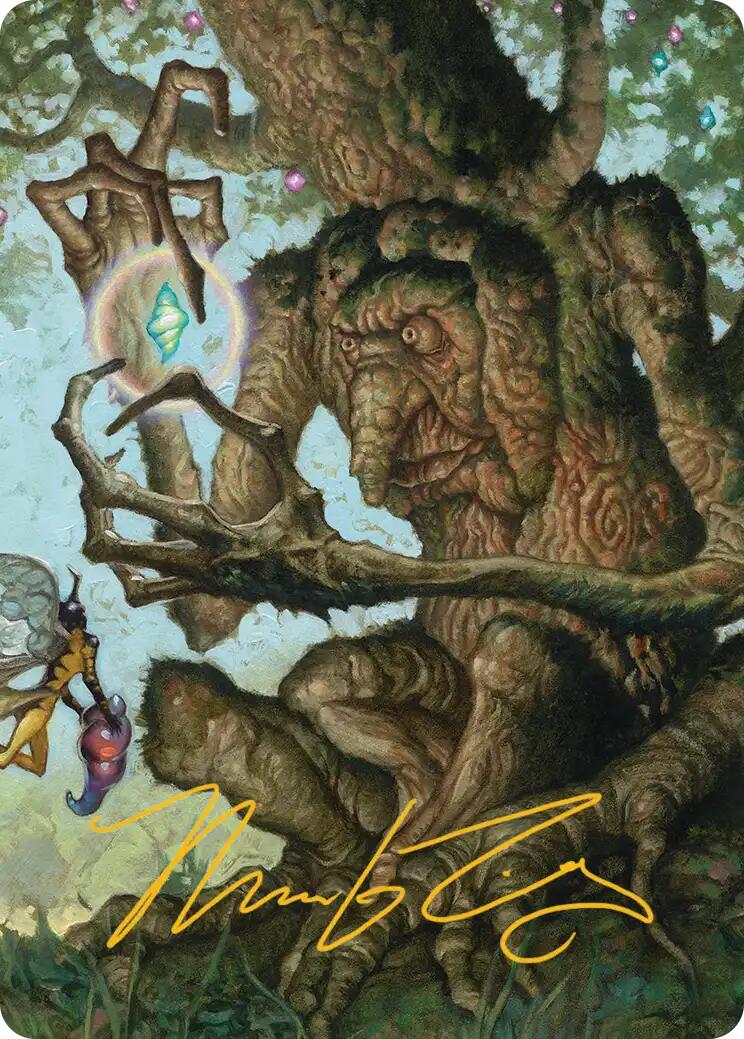 Faeburrow Elder Art Card (Gold-Stamped Signature) [Lorwyn Eclipsed Art Series] | Anubis Games and Hobby