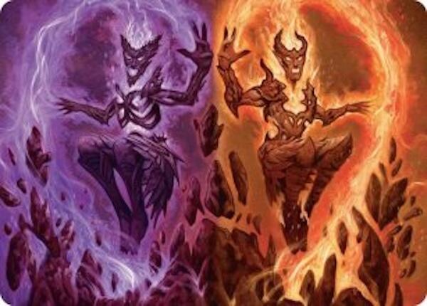 Fire Covenant Art Card [Lorwyn Eclipsed Art Series] | Anubis Games and Hobby
