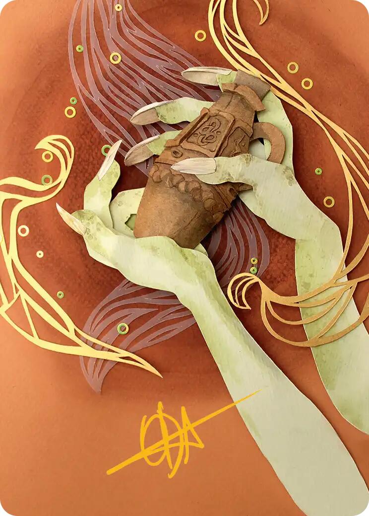 Thousand-Year Elixir Art Card (Gold-Stamped Signature) [Lorwyn Eclipsed Art Series] | Anubis Games and Hobby