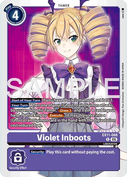 Violet Inboots [EX11-068] [Dawn of Liberator] | Anubis Games and Hobby