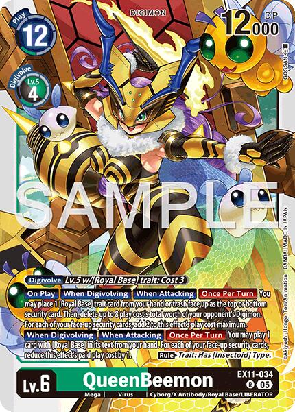 QueenBeemon [EX11-034] [Dawn of Liberator] | Anubis Games and Hobby