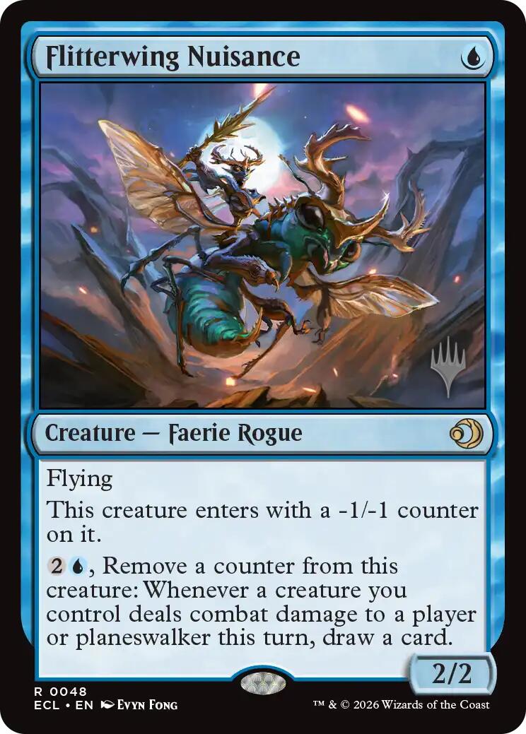 Flitterwing Nuisance [Lorwyn Eclipsed Promos] | Anubis Games and Hobby