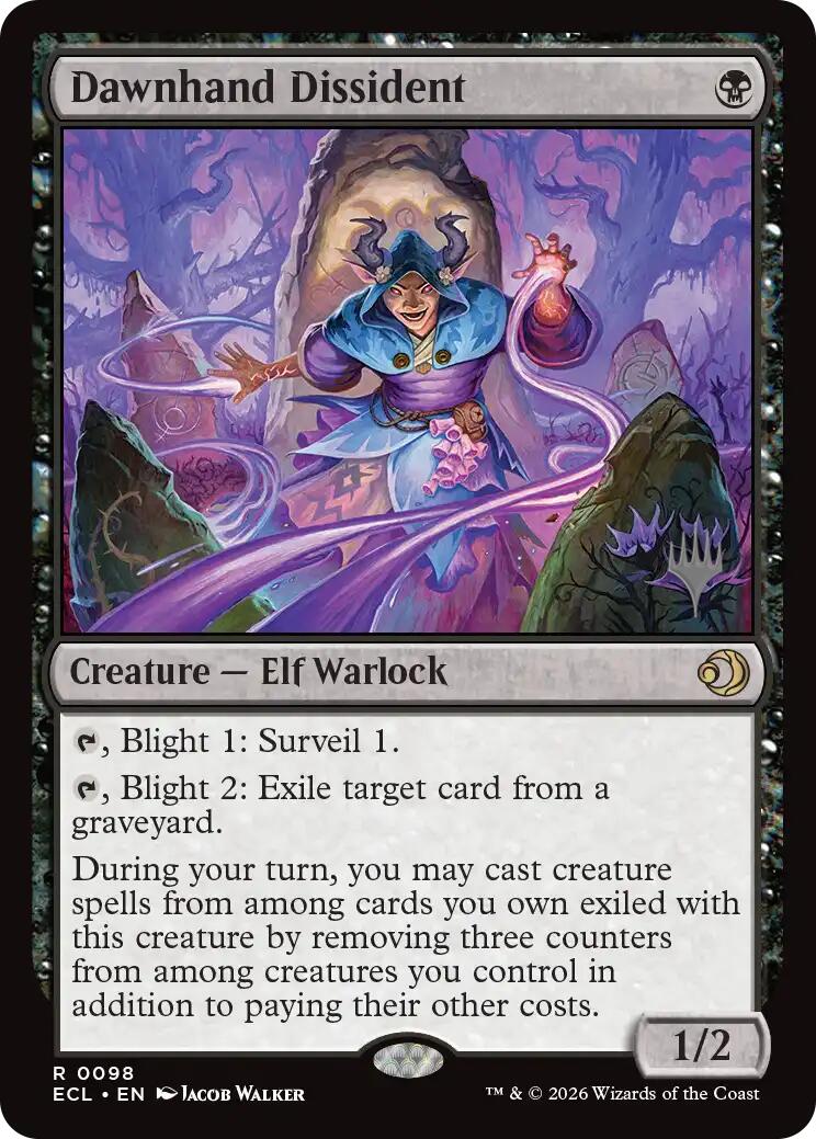 Dawnhand Dissident [Lorwyn Eclipsed Promos] | Anubis Games and Hobby