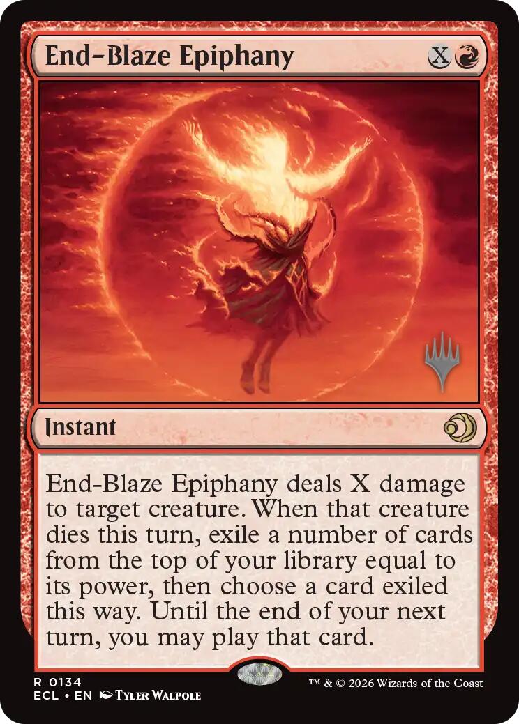 End-Blaze Epiphany [Lorwyn Eclipsed Promos] | Anubis Games and Hobby