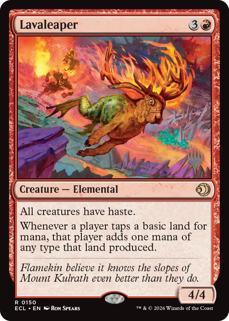 Lavaleaper [Lorwyn Eclipsed Promos] | Anubis Games and Hobby