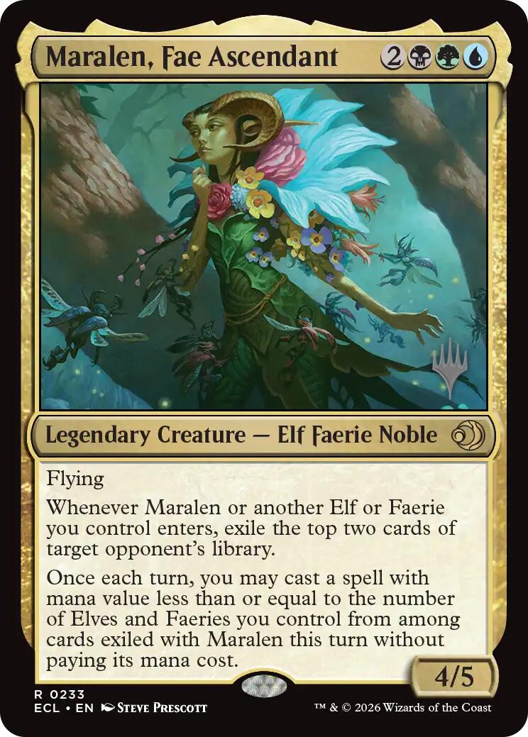 Maralen, Fae Ascendant [Lorwyn Eclipsed Promos] | Anubis Games and Hobby