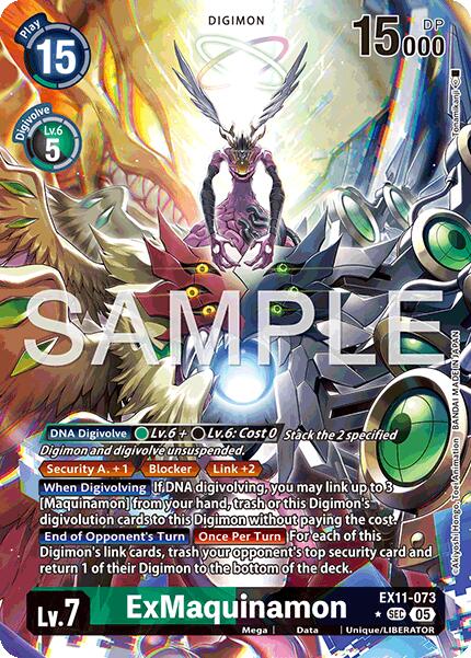 ExMaquinamon [EX11-073] (Alternate Art) [Dawn of Liberator] | Anubis Games and Hobby