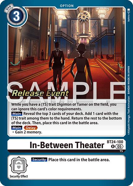 In-Between Theater [BT24-100] [Time Stranger Release Events Cards] | Anubis Games and Hobby