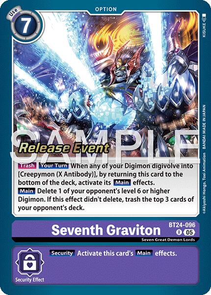 Seventh Graviton [BT24-096] [Time Stranger Release Events Cards] | Anubis Games and Hobby