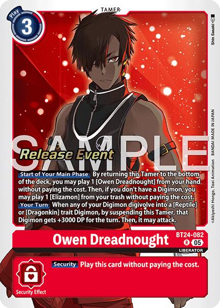 Owen Dreadnought [BT24-082] [Time Stranger Release Events Cards] | Anubis Games and Hobby