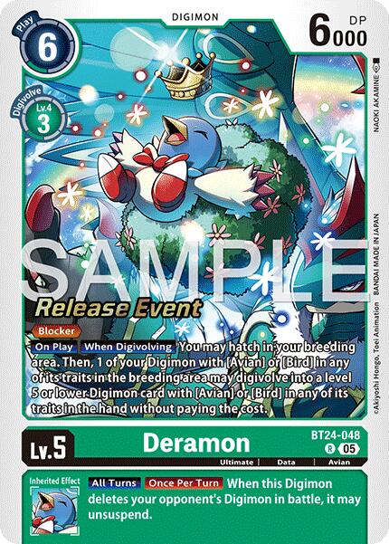 Deramon [BT24-048] [Time Stranger Release Events Cards] | Anubis Games and Hobby