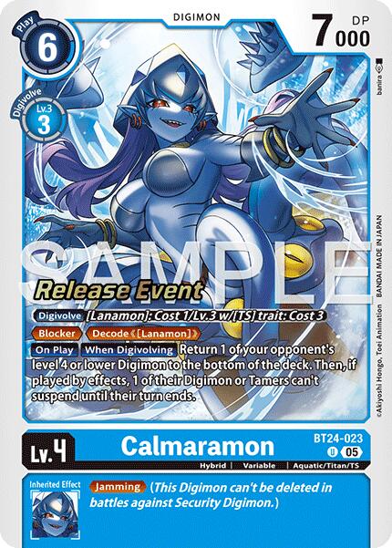 Calmaramon [BT24-023] [Time Stranger Release Events Cards] | Anubis Games and Hobby
