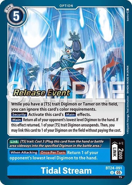 Tidal Stream [BT24-091] [Time Stranger Release Events Cards] | Anubis Games and Hobby
