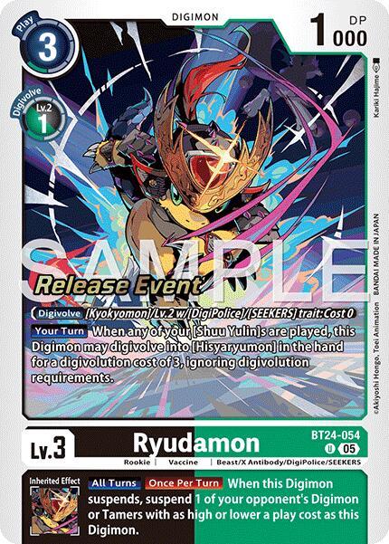 Ryudamon [BT24-054] [Time Stranger Release Events Cards] | Anubis Games and Hobby