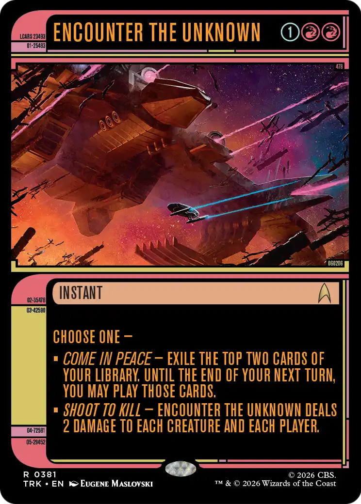 Encounter the Unknown (Showcase) [Star Trek] | Anubis Games and Hobby