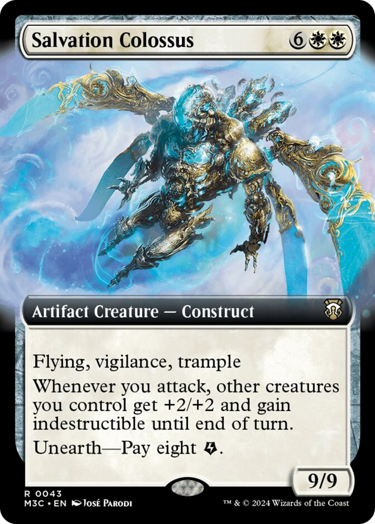 Salvation Colossus (Extended Art) (Ripple Foil) [Modern Horizons 3 Commander] | Anubis Games and Hobby