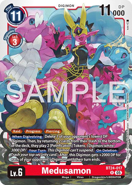 Medusamon [BT24-017] [Time Stranger] | Anubis Games and Hobby