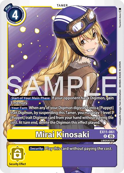 Mirai Kinosaki [EX11-061] [Dawn of Liberator] | Anubis Games and Hobby