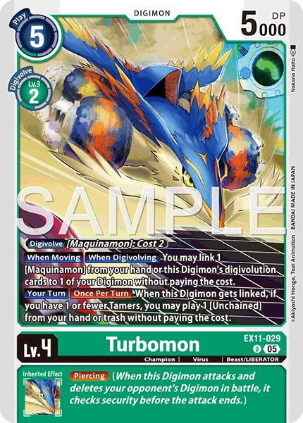 Turbomon [EX11-029] [Dawn of Liberator] | Anubis Games and Hobby