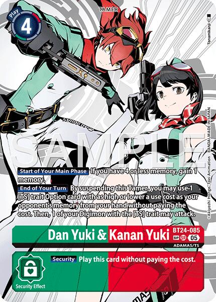 Dan Yuki & Kanan Yuki [BT24-085] (SP) [Time Stranger] | Anubis Games and Hobby