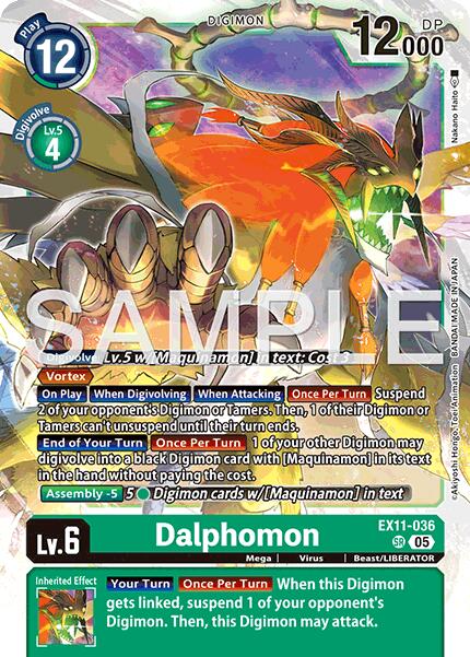 Dalphomon [EX11-036] [Dawn of Liberator] | Anubis Games and Hobby