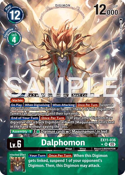 Dalphomon [EX11-036] (Alternate Art) [Dawn of Liberator] | Anubis Games and Hobby