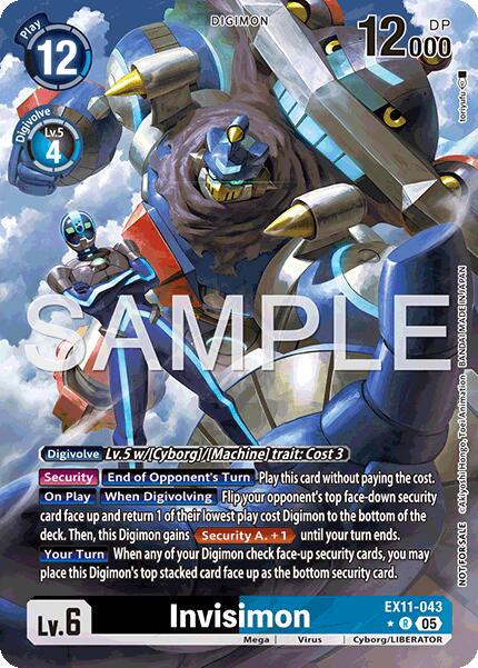 Invisimon [EX11-043] (Box Topper) [Dawn of Liberator] | Anubis Games and Hobby