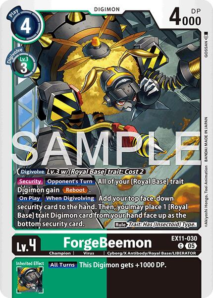 ForgeBeemon [EX11-030] [Dawn of Liberator] | Anubis Games and Hobby