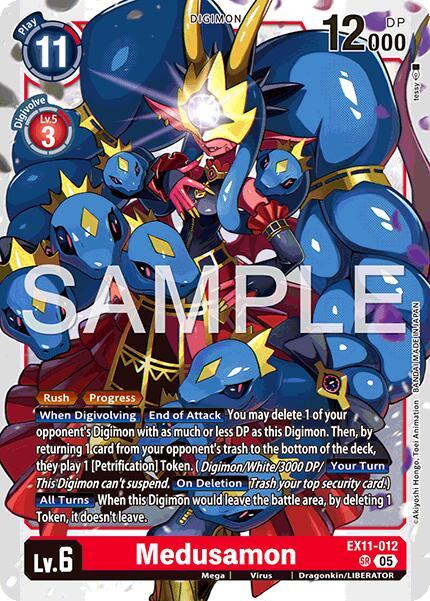 Medusamon [EX11-012] [Dawn of Liberator] | Anubis Games and Hobby