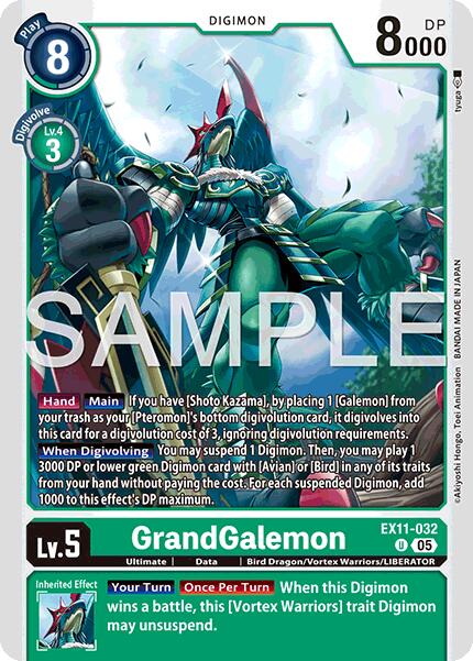 GrandGalemon [EX11-032] [Dawn of Liberator] | Anubis Games and Hobby